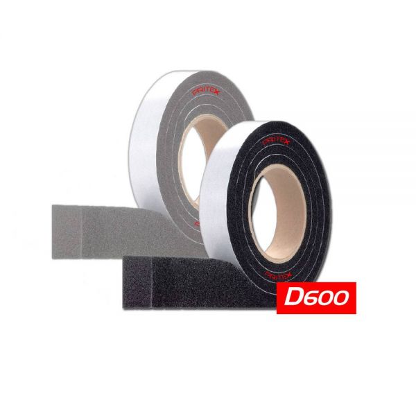 Kompriband D600 20/3-7 mm 8 m Schwarz Dichtband Quellband Fugendichtband BG1