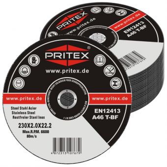 Trennscheiben Inox 230 x 2.0 mm 25-100 Stück für Edelstahl Metall